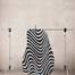 BAGGIO bomullsteppe 120x180 cm Svart matt svart