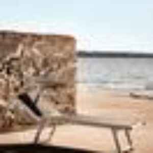 BELLA solseng Svart marmor izmir/røykfarget mattsvart