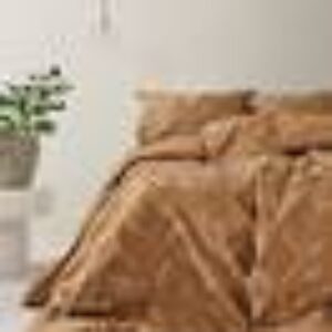 BELLI sengesett enkeltseng Sennepsgul