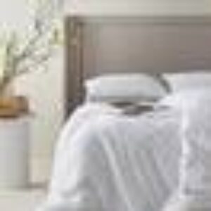 BRYONA sengesett enkeltseng Bialy/bezowy