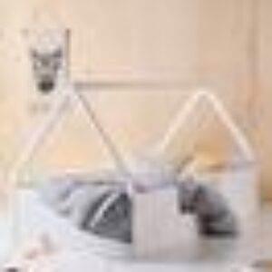 CAMPO barneseng 90x200 cm Matt hvit hvit