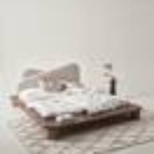 CASOLE sengeramme 160 cm Patchwork-mønster