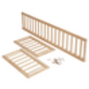 CASTILLO gjerde til barneseng 90x200 cm Natur