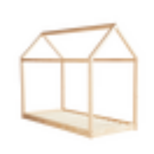 CASTILLO MINI barneseng 70x160 cm Natur