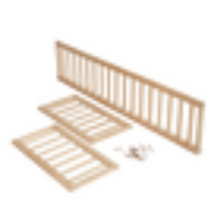 CASTILLO MINI gjerde til barneseng 70x160 cm Tre