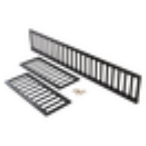 CASTILLO MINI gjerde til barneseng 90x200 cm Svart