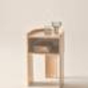 DEXX nattbord 40x40 cm Hvitsåpet