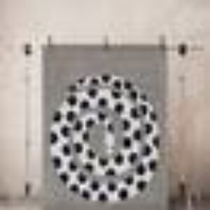 DOTTY bomullsteppe 130x190 cm Grå