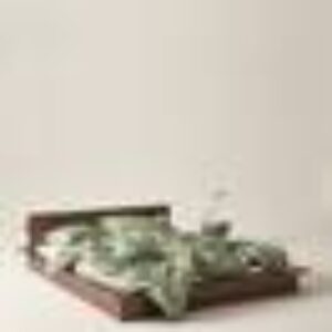 FUTO sengeramme 160 cm Valnøtt