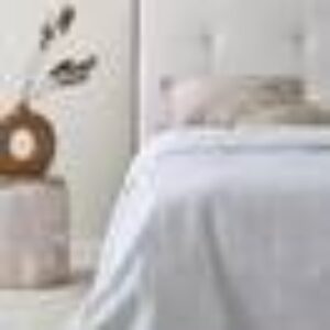 GINA sengeteppe - enkeltseng 180x260 cm Hvit