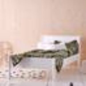 GIRONA barneseng 90x200 cm Matt hvit hvit