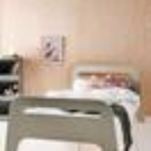 JIBBO barneseng 90x200 cm Grågrønn