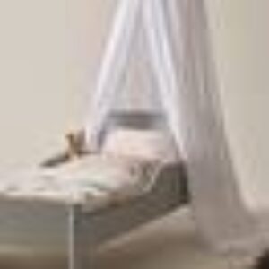 LANNE sengehimmel Matt hvit hvit