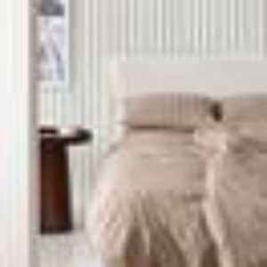 LINJE sengesett enkeltseng Brun