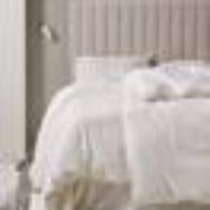 LINJE sengesett enkeltseng Naturhvit