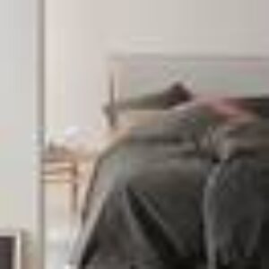 LOCRI sengesett enkeltseng - økologisk Grågrønn