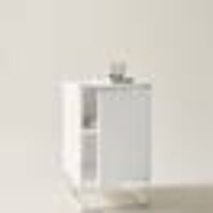 LYCKEBY nattbord Matt hvit hvit