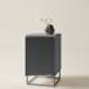 LYCKEBY nattbord Svart matt svart