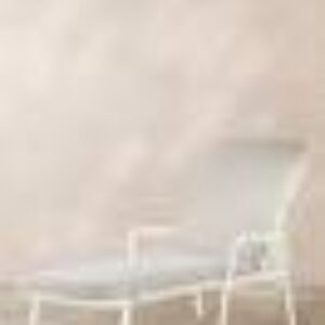 MENTON solseng Hvit/lys grå pute