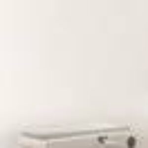 NERJA solseng Hvit/lys grå pute