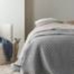 NINNA sengeteppe - enkeltseng 180x260 cm Grå