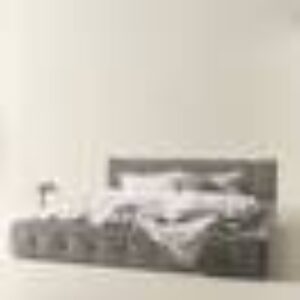 PELOW sengeramme 180 cm Grå