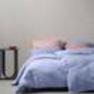 REMY sengesett enkeltseng - økologisk Blå lavendel