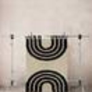 SUNITA bomullsteppe Beige/svart