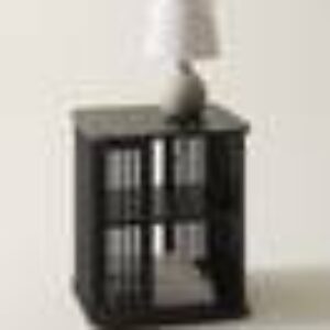 TARIV nattbord Svart matt svart