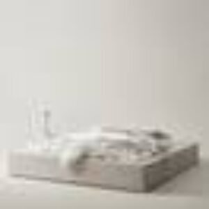 TRIBIO sengeramme 180 cm Vulcano Roca-keramikk