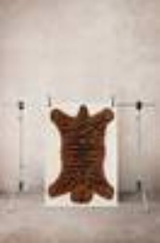 ALVE luggteppe 120×170 cm Brun