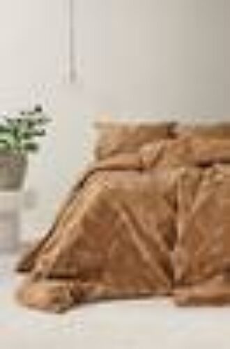 BELLI sengesett enkeltseng Sennepsgul