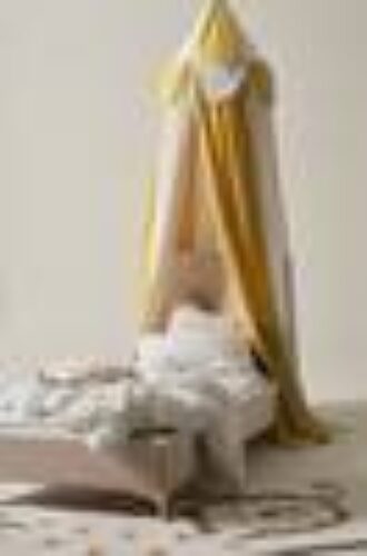 BLOCK sengehimmel White / yellow