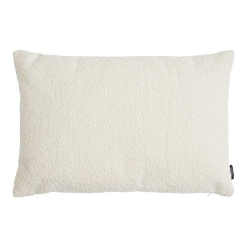 Boucle pyntepute 60×40 cm – Njord – Hvit