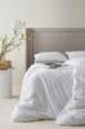 BRYONA sengesett enkeltseng Bialy/bezowy