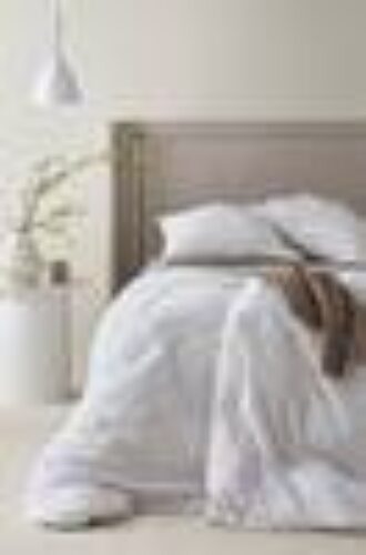 BRYONA sengesett enkeltseng Bialy/szary