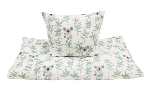 Cozy | Sengesett | Koalabjørn | 80×100/35×40 | Grønn