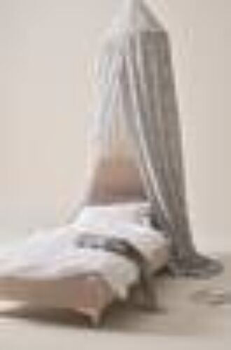 DALMATINA sengehimmel Hvit/grønn