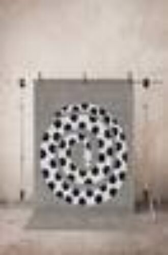 DOTTY bomullsteppe 130×190 cm Grå