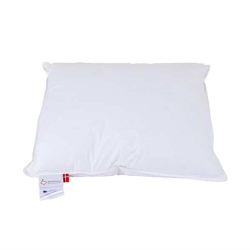 Dunpute – Snødronningen – gåsedun – Lav pute – 60×63 cm