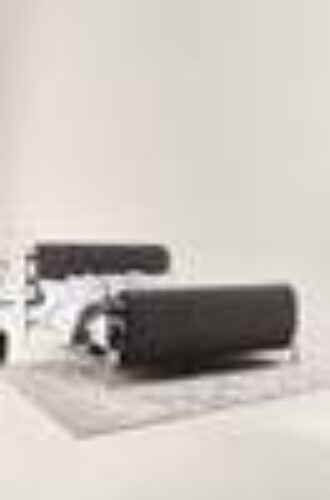 FLOWS sengeramme 180 cm Vulcano Roca-keramikk