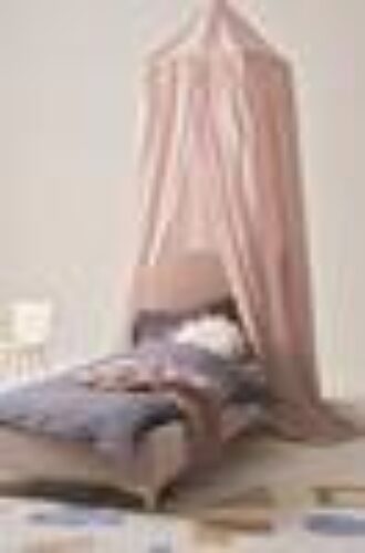 FRANNY sengehimmel Hvit/rosa