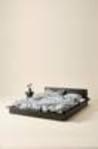 FUTO sengeramme 160 cm Svart