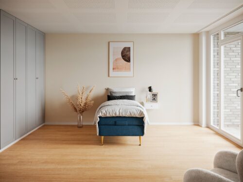 Haven Mayan 90×210 Blå