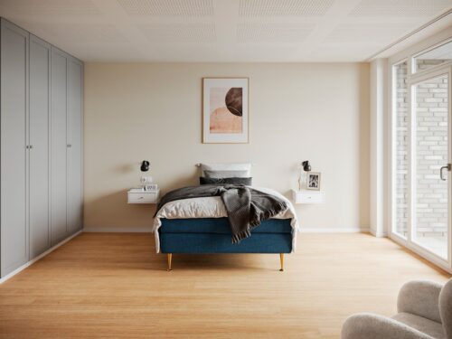 Haven Rönd 140×200 Blå