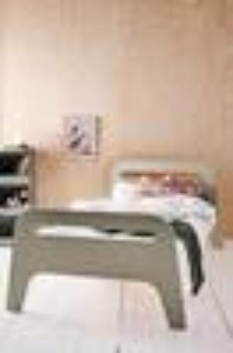 JIBBO barneseng 90×200 cm Grågrønn