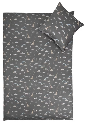Junior sengetøy – 100×140 cm – 100% Bomullssateng – Construction