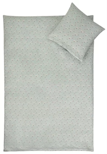 Junior sengetøy – 100×140 cm – 100% Bomullssateng – Summer turkis