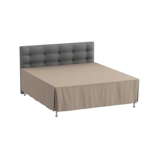 Kappelaken 200x220x42 cm – sand – bomullssateng