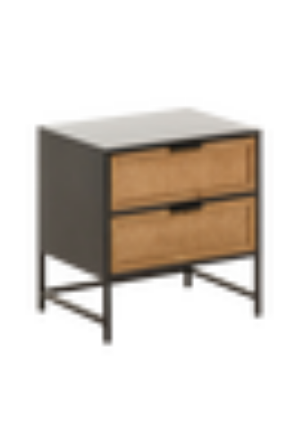 KYOKO nattbord 38×50 cm Svart natur